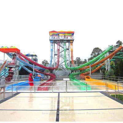 Guangzhou Water Park Equipment Source Manufacturers High-speed Combined Water Slide Large-scale Water Park Equipment Manufacturing photo-2