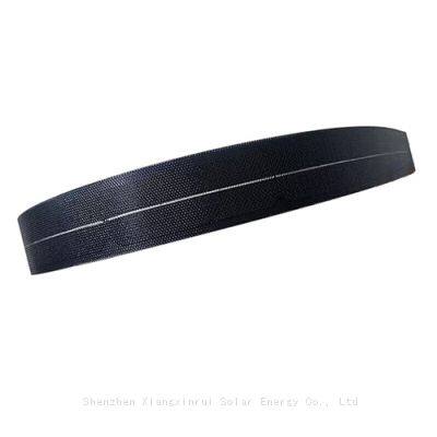 Customized 8.5W 6V ETFE Full Black Flexible Strip Solar Panel 1150x55mm Use JST PH 2.0 Connector