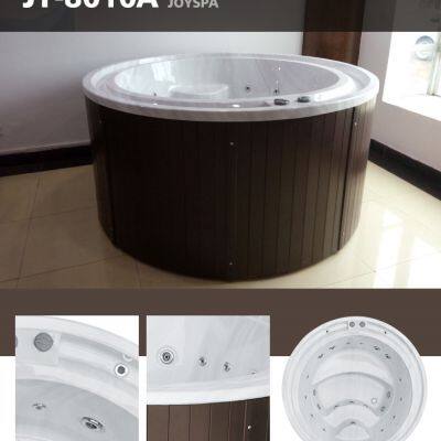 Round Modern Design Free Standing Outdoor Hydrotherapy Massage SPA Bath Hot Tub Acrylic Whirlpool Massage Bathtub photo-5