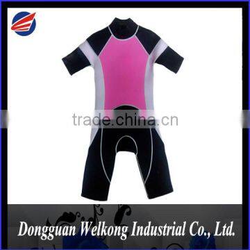 3/2MM WOMEN SUPER FLEX FLAT LOCK STITCH WETSUIT, BACK ZIPPER OPEN SHORTY