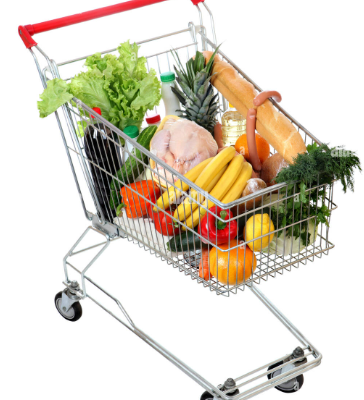 Supermarket Grocery Shopping Cart Trolley-60L photo-5