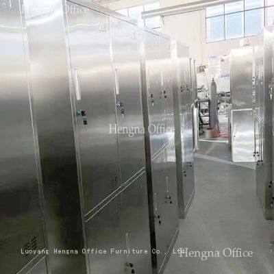 Hengna Armário de Aço Inoxidável Personalizável - Armário de Armazenamento para Ginásio de 304 com Múltiplas Portas photo-3