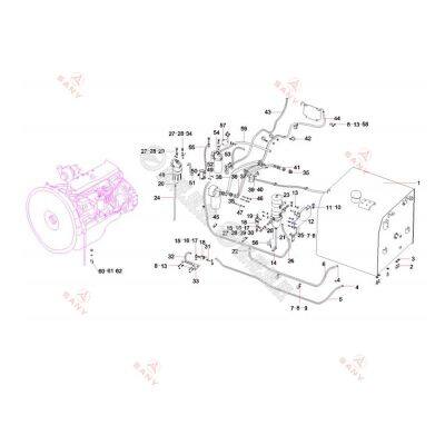 Genuine & OEM SANY Spare Parts Catalogue Online SANY Excavator Parts Diagram photo-6