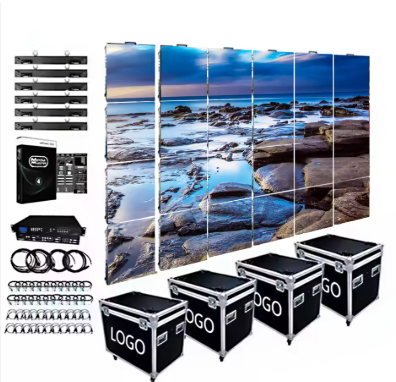 Small pitch P1.56/P1.95 500x500mm rental LED screen