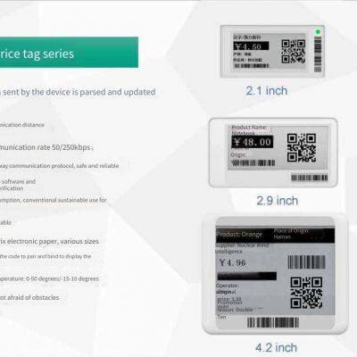 Rfid Electronic Price Tags, Color Screen Shelf Labels, Product Display Signs for Supermarkets, Seafood, Fruit and Vegetable Stores photo-5