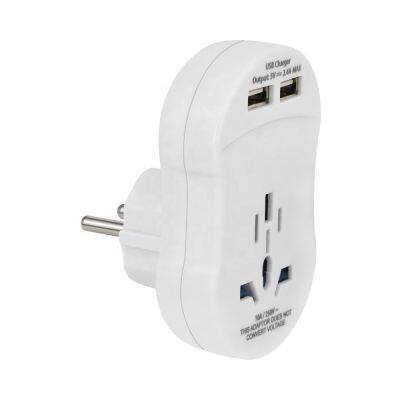 2USB 2.4A Multi Socket with 12W Output Power for Workshop and Industrial Applications