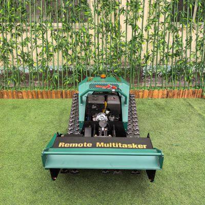 Vigorun Tech MTSK800 Industrial 420cc 48V Track Wireless Radio Control Flail Mower CE EPA Euro 5 Gasoline Engine Lawn Cutting photo-2