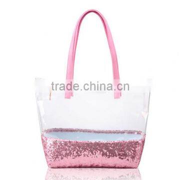 Ladies Transparent Handbag/pvc Tote Bag/pvc Waterproof Bag Quality Choice photo-5