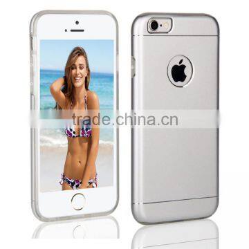 Custom mobile phone covers for iPhone 6s plus ,logo printing metal covers for iPhone 6s plus