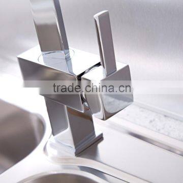 No.K001D Desk Mounted Chrome Palting Kitchen Faucet, Brass Upc 61-9 Nsf Kitchen Faucet photo-2