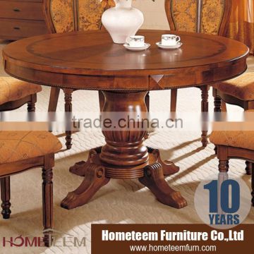 europe style extandable round luxury dining table