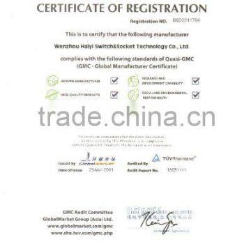 Global Manufacturer Certificate