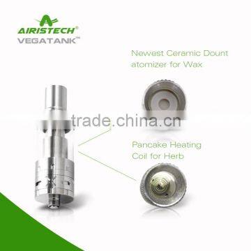 CE,RoHS,FCC Certification airistech vegatank wax herb baking tech tank, the latest item vegatank atomizer from china