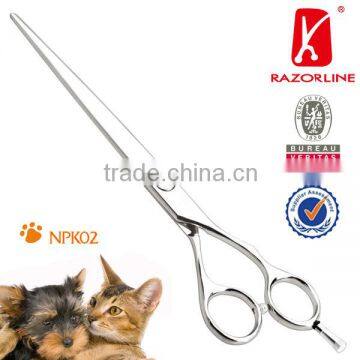 NPK02 SUS440C Stainless Steel Pet Grooming Scissor TIJERAS DE MASCOTA