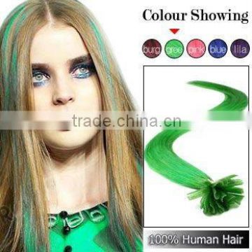 Low Price Human Colored Remy Prebonded Hair Extension