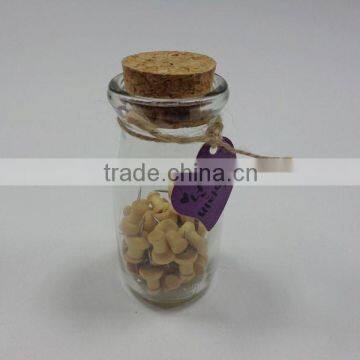 Stationery Clip Push Pin in Glass Bottle for School photo-2