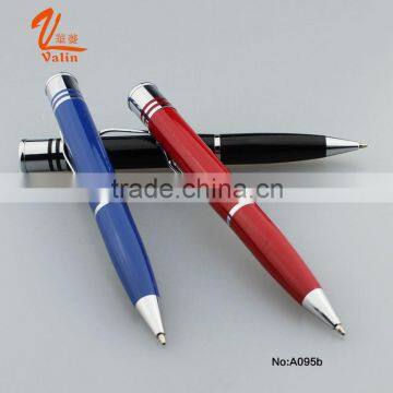 8GB promotional metal twist ball-point pen with USB function