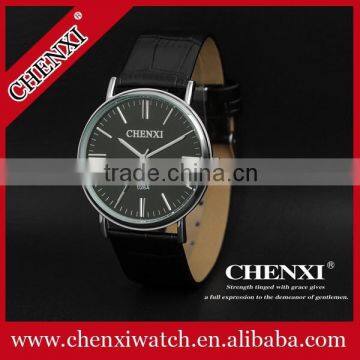 Ultra-thin men's leather watches belt ,fashion casual watches 026AML
