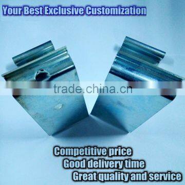 custom special V shape stamping spring steel clips