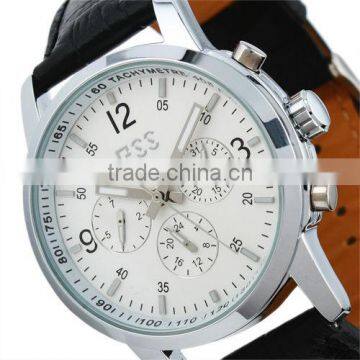 ESS New Gent's Men White 3 Dials Elegant Automatic Self-Wing Up Mechanical Watch WM228-ESS