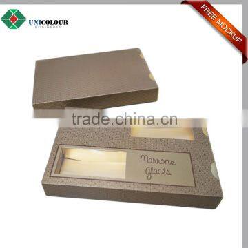 Latest Design Luxury Gold Logo Cardboard Paper Chocolate Packaging Box photo-3