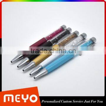 Custom Logo Printing Crystal Diamond Ballpoint Pens Mutliple Colors