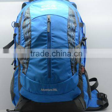 Blue large capacity nylon travel medicine bag