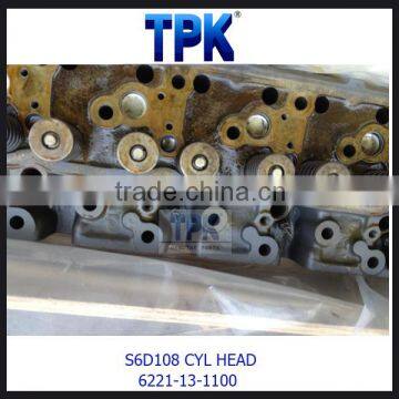 6D108,S6D108,S6D108-1,SA6D108,SA6D108-1, SAA6D108, SAA6D108E-2A CYLINDER HEAD ASSY 6221-13-1100