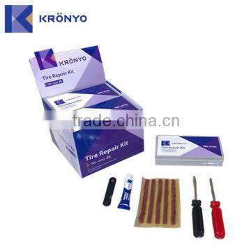 KRONYO tire repair rubber solution hand tool set tyre sealant kit