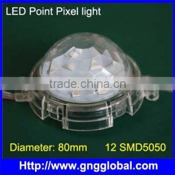 Diameter 80mm led pixel module 12 SMD5050 tm1804 ic led pixel module