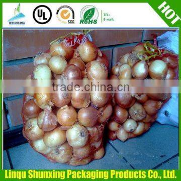 mesh bag/mesh bag for potato/drawstring mesh bag