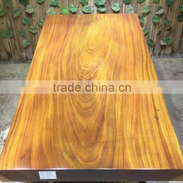 2016 Okan Style Hot Sales Right-Angle Side Natural Rose Wood Table Top