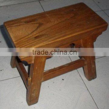 Chinese furniture wooden carved stool LWS064