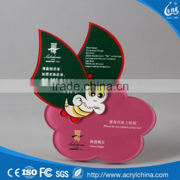 Wholesale High Quality Cute and Lovely Acrylic Signage / Hotel Signs / PMMA Signage