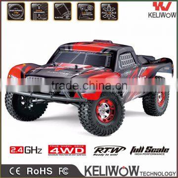 2.4G 4WD 1:12 Full Scale High Speed Brshless RC Truck Model Best Racer