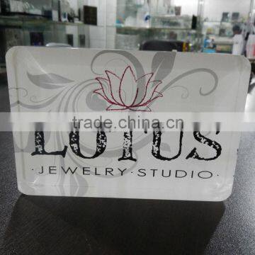 Transparent Acrylic Logo Block