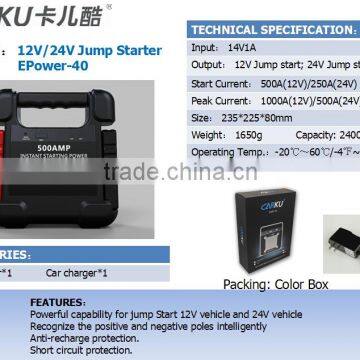 HOT Sale Perfessional Jumping Tools 12V/24V Jump Starter Motorcycle Jump Starter photo-4