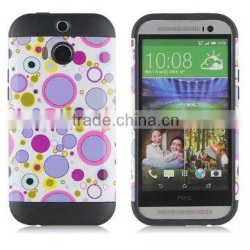 customized Water Transfer UV printing for HTC M8 phone case