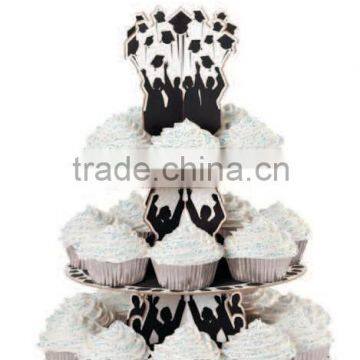 Christmas style cardboard cupcake display stand