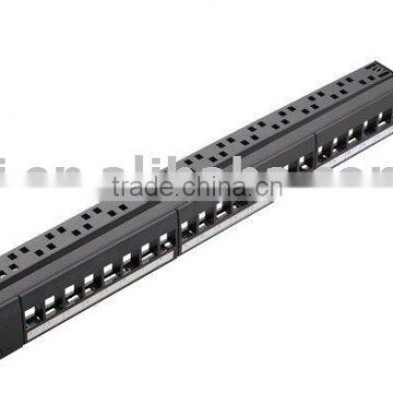 1U 24port patch panel for 19''rack mount