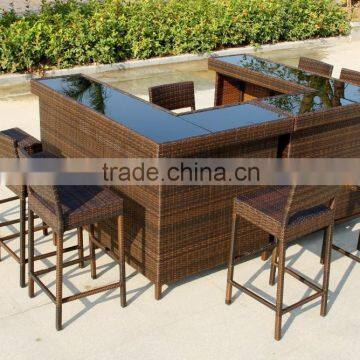 Home Bar Furniture / Outdoor Bar Table / Seaside Wicker Bar Stool Quality Choice photo-2