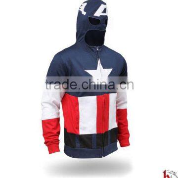 Captain Amirica printed Super Hero Design Hoodie