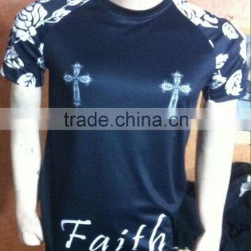 Tailor made sublimation printed T Shirt BI-3125