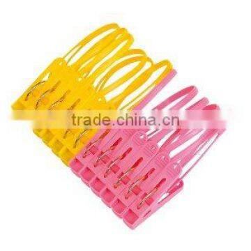 colorful plastic strong clip for cloth