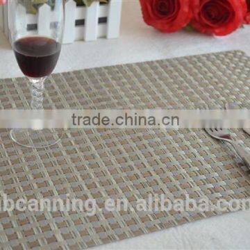 wholesale plastic placemats/cheap placemats/woven pvc placemats for restaurants