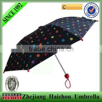 colorful 2 fold kids manual open umbrella