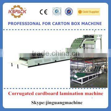 carton box machine price / automatic high speed corrugated cardboard lamination machine