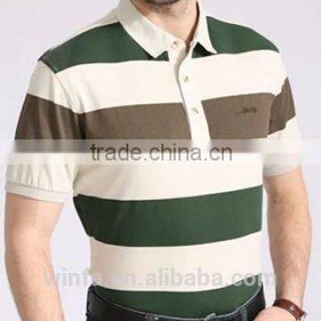 custom fashion style color combination men polo shirt