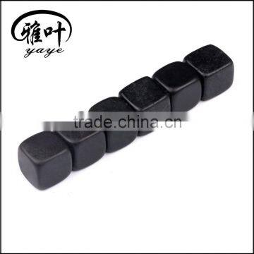 20mm Wholesale Ice Cube Whisky Stones Black Basalt Whisky Stones Bar Accessories Ice Cube Whisky Stones photo-3