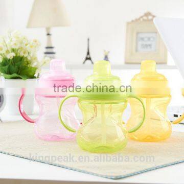 2016 Best Selling Baby Straw Trainer Cup joyshaker/Straw Sippy Cup/Baby kids trainning cups BPA free